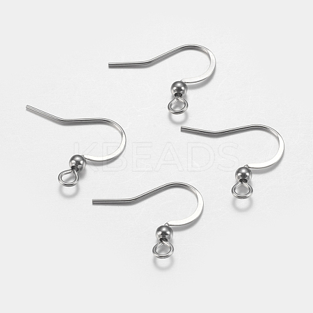304 Stainless Steel French Earring Hooks STAS-I097-049P-1
