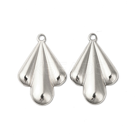 Non-Tarnish 304 Stainless Steel Pendants STAS-L268-003P-1