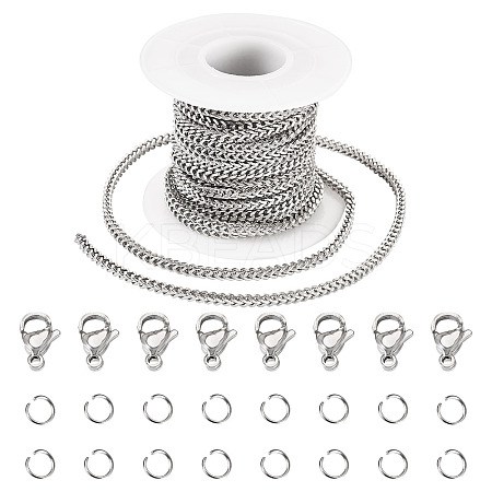 5M 304 Stainless Steel Curb Chains CHS-TA0001-56-1