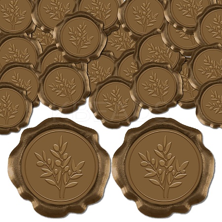 50Pcs Adhesive Wax Seal Stickers DIY-CP0010-99B-1