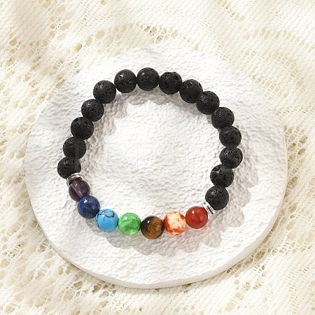 Yoga Chakra Jewelry BJEW-K142-A-1