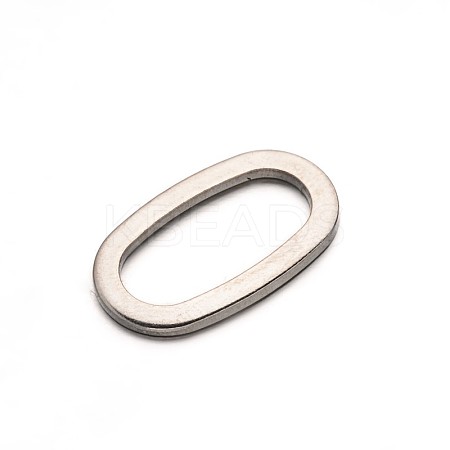 Tarnish Resistant Oval 304 Stainless Steel Linking Rings LS-STAS-E103-23P-1