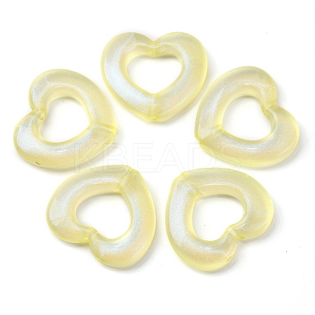 Luminous Transparent Acrylic Beads MACR-D024-19D-1