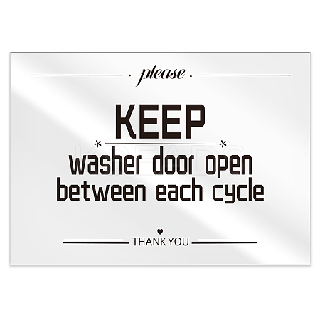 Acrylic Blank Table Signs AJEW-WH0476-001-1