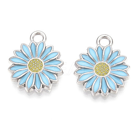 Alloy Enamel Pendants ENAM-A139-05P-03-1