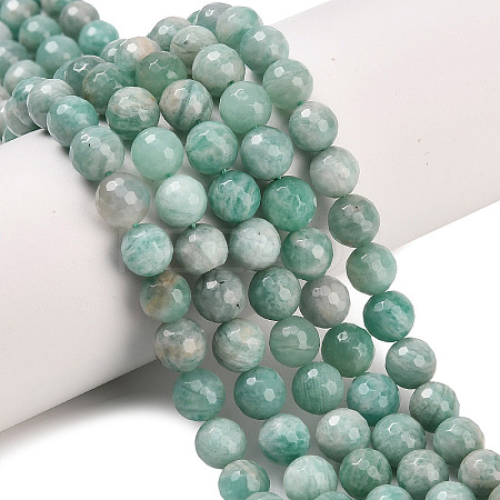Natural Amazonite Beads Strands G-C280-B13-8mm-1