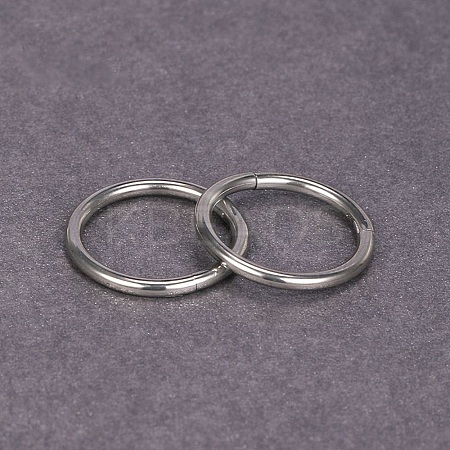 316L Surgical Stainless Steel Hoop Cartilage Earrings WGB51CA-76-1