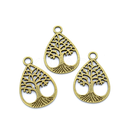 Tibetan Style Alloy Pendants PW-WG213DF-01-1