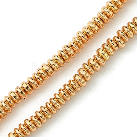Electroplated Synthetic Non-Magnetic Hematite Beads Strands G-H020-J01-03-1