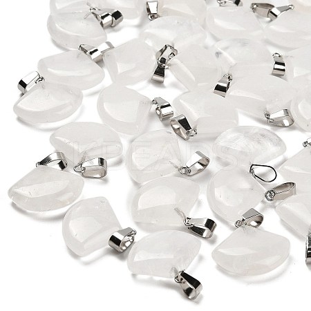 Natural Quartz Crystal Pendants G-Z067-05P-03-1