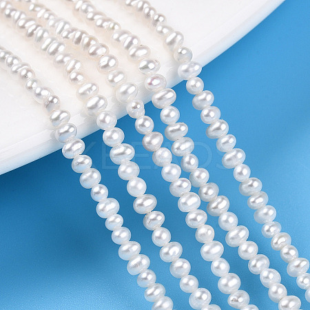 Natural Cultured Freshwater Pearl Beads Strands PEAR-N016-02A-1