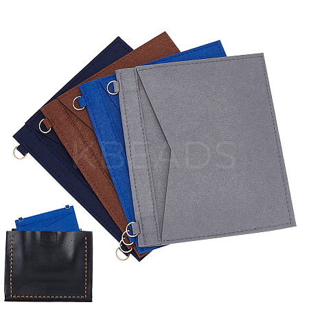 4Pcs 4 Colors Wool Felt Bag Organizer Inserts FIND-WR0007-27A-1