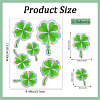PVC Waterproof Shopwindow Decorative Sticker DIY-WH20007-17A-2