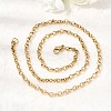 304 Stainless Steel Cable Chain Necklaces NJEW-K305-08G-2