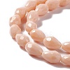 Faceted Glass Beads Strands GLAA-E037-02-M-4