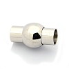 Tarnish Resistant Column 304 Stainless Steel Magnetic Bracelet Clasps STAS-O035-09-1