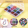 12 Colors Crackle Glass Beads CCG-TA0002-05B-5