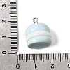 Opaque Resin Pendants X-RESI-P051-06P-M-3