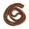 Electroplated Synthetic Non-magnetic Hematite Beads Strands G-P545-A01-01H-2