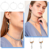 90Pcs 3 Size 316 Surgical Stainless Steel Hoop Earrings Findings STAS-UN0039-41-6