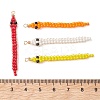 Glass Seed Beaded Big Pendants PALLOY-MZ01292-4