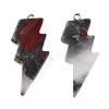 Natural Bloodstone Pendants G-N332-53-A08-1