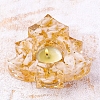Natural Citrine & Resin Candle Holder Molds DJEW-H012-03A-1