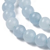 Natural White Jade Beads Strands G-B007-D01-2