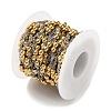 304 Stainless Steel Chains with Beads CHS-F020-09GP-3