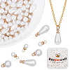 120Pcs 4 Style Plastic Imitation Pearl Charms KK-BBC0011-34-1