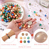 160Pcs 8 Colors Opaque Acrylic Beads SACR-PJ0001-03-5