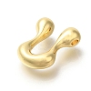 Rack Plating Brass Beads KK-S051-01G-U-2
