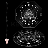 CRASPIRE DIY Pendulum Board Dowsing Divination Making Kit DIY-CP0007-28C-1