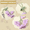 4Pcs 4 Colors Cotton Yarn Pendant Decorations HJEW-FG0001-21-4