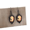 Zinc Alloy Glass Dangle Earrings FS-WG599E5-03-2