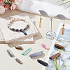 26Pcs 13 Colors Electroplated Natural Quartz Crystal Beads G-NB0005-91-5