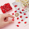 70Pcs 7 Styles Transparent Glass Pendants PALLOY-PH01663-3