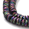 Electroplated Synthetic Non-magnetic Hematite Beads Strands G-H020-M01-19-3