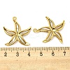 Natural Shell Pendants STAS-P341-03G-02-3