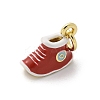 Brass Enamel Charms KK-S511-28A-G-1