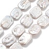 Natural Baroque Keshi Pearl Beads Strands PEAR-P064-01F-06A-2