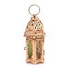 Retro Golden Plated Iron Ramadan Candle Lantern RAMA-PW0001-25A-2