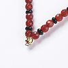 Natural Agate and Lampwork Necklaces Making MAK-K016-01-02-2
