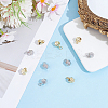 10Pcs 2 Colors Brass Charms KK-DR0001-42-4
