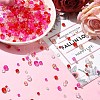 500Pcs Valentine's Day Glass Beads GLAA-YWC0004-04-2