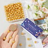 120Pcs Brass Filigree Beads KK-SC0005-16-3