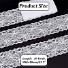 Polyester Elastic Flower Lace Trim Fabric DIY-WH0632-94B-2