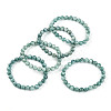 Natural Kyanite Round Beads Stretch Bracelets Women Men BJEW-T022-06B-1