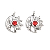304 Stainless Steel Rhinestone Pendants STAS-Z166-24P-01-1
