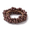 ABS Imitation Bead Wrapped Elastic Hair Accessories LS-OHAR-PW0007-49J-2